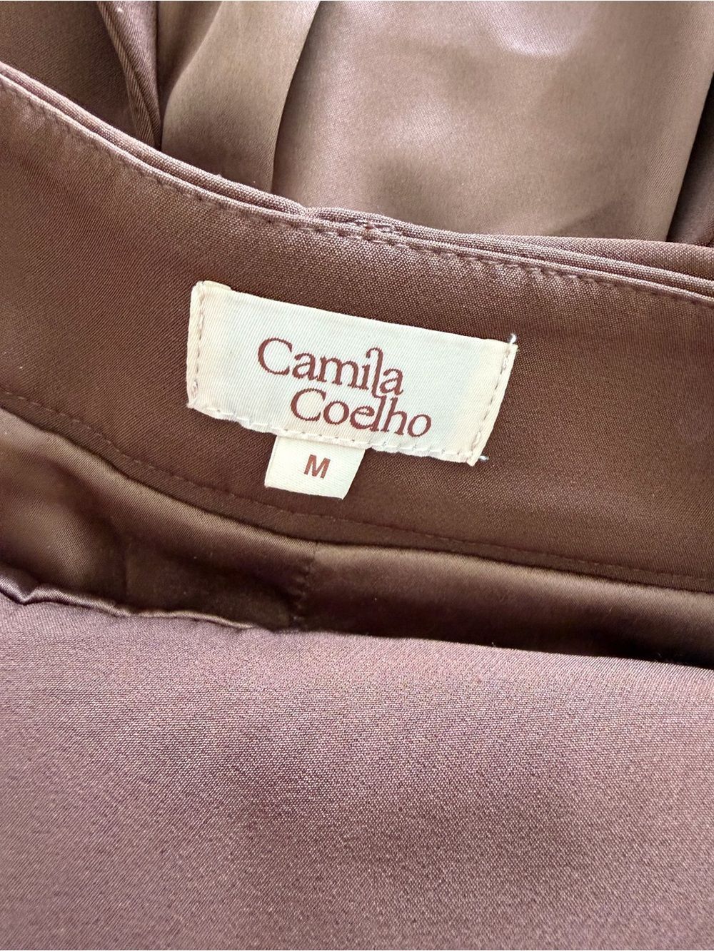 Camila Coelho Pink Label Brown Blazer and short set - Picture 8 of 17
